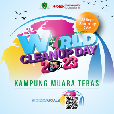 World Clean Up Day 2023 in Kuching, Sarawak